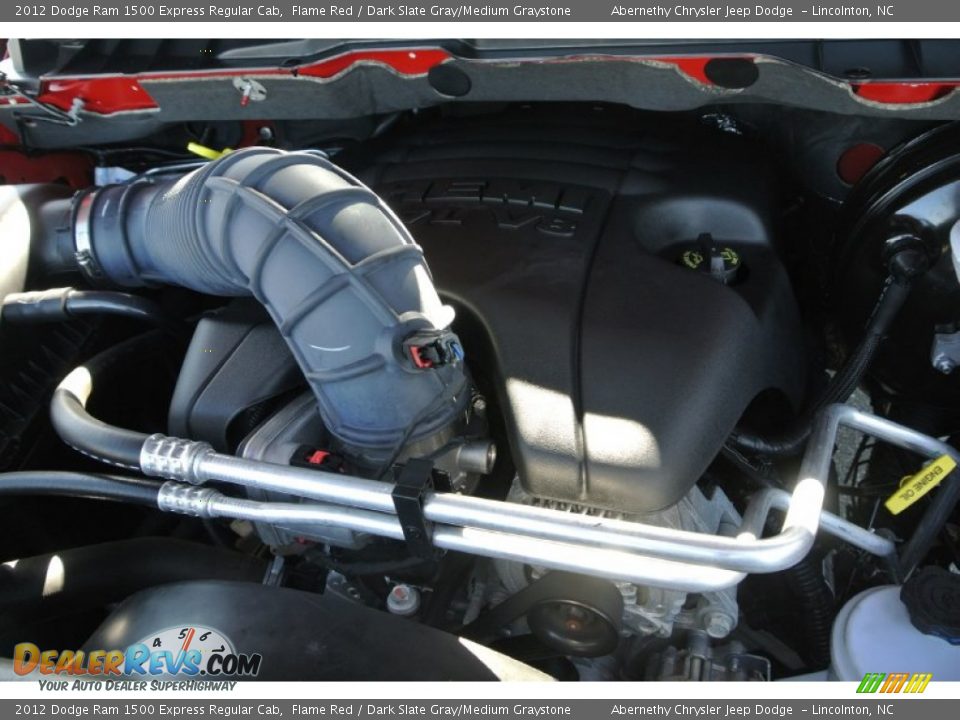 2012 Dodge Ram 1500 Express Regular Cab Flame Red / Dark Slate Gray/Medium Graystone Photo #25