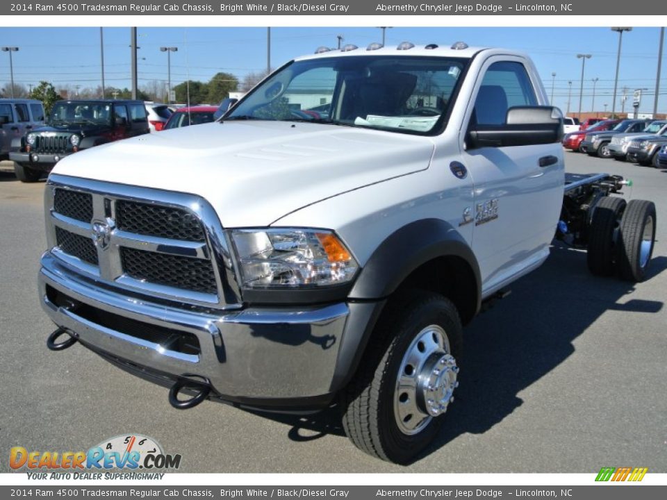2014 Ram 4500 Tradesman Regular Cab Chassis Bright White / Black/Diesel Gray Photo #1