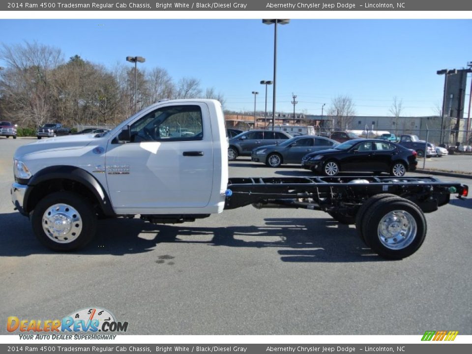 Bright White 2014 Ram 4500 Tradesman Regular Cab Chassis Photo #3