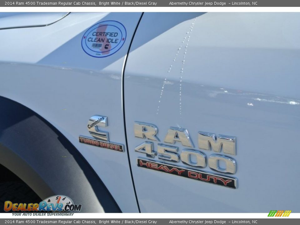 2014 Ram 4500 Tradesman Regular Cab Chassis Bright White / Black/Diesel Gray Photo #7