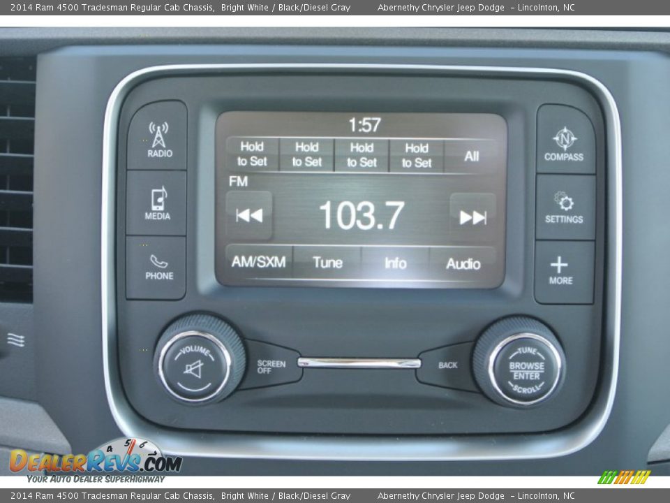 2014 Ram 4500 Tradesman Regular Cab Chassis Bright White / Black/Diesel Gray Photo #14