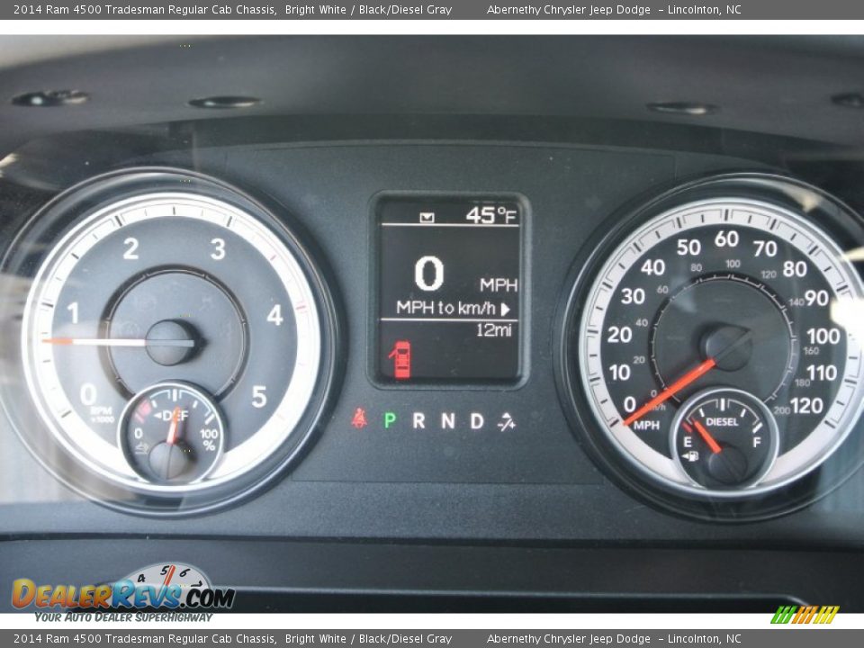 2014 Ram 4500 Tradesman Regular Cab Chassis Bright White / Black/Diesel Gray Photo #16