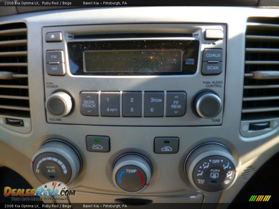 2008 Kia Optima LX Ruby Red / Beige Photo #19