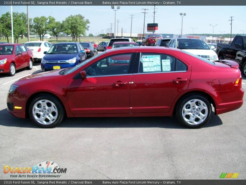 2010 Ford Fusion SE Sangria Red Metallic / Charcoal Black Photo #2