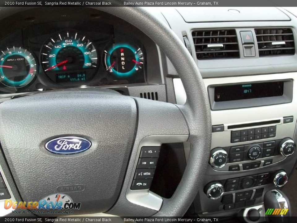 2010 Ford Fusion SE Sangria Red Metallic / Charcoal Black Photo #3