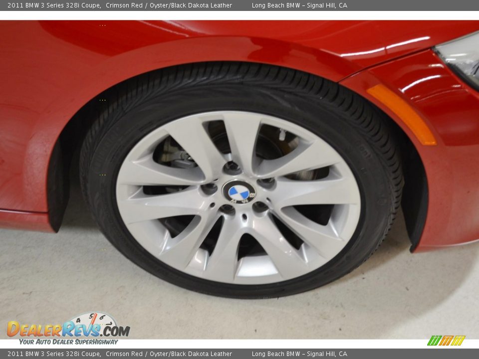 2011 BMW 3 Series 328i Coupe Crimson Red / Oyster/Black Dakota Leather Photo #3