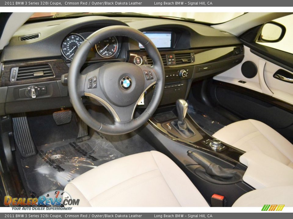 2011 BMW 3 Series 328i Coupe Crimson Red / Oyster/Black Dakota Leather Photo #12