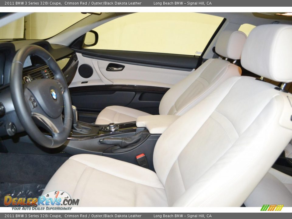 2011 BMW 3 Series 328i Coupe Crimson Red / Oyster/Black Dakota Leather Photo #13