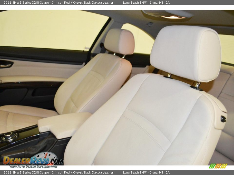 2011 BMW 3 Series 328i Coupe Crimson Red / Oyster/Black Dakota Leather Photo #14