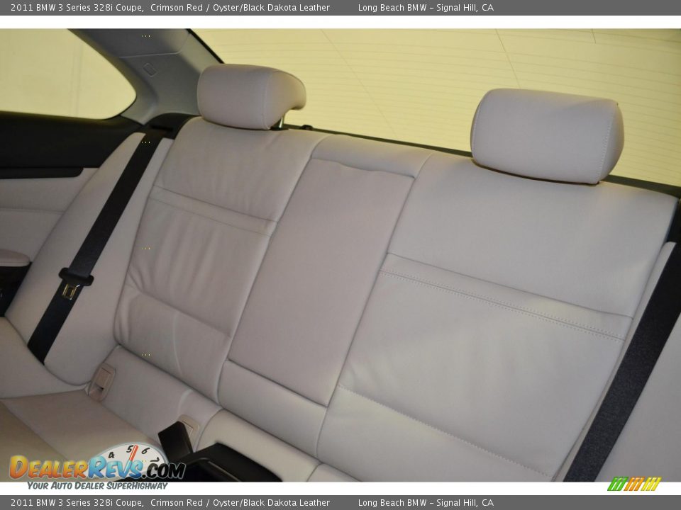 2011 BMW 3 Series 328i Coupe Crimson Red / Oyster/Black Dakota Leather Photo #17
