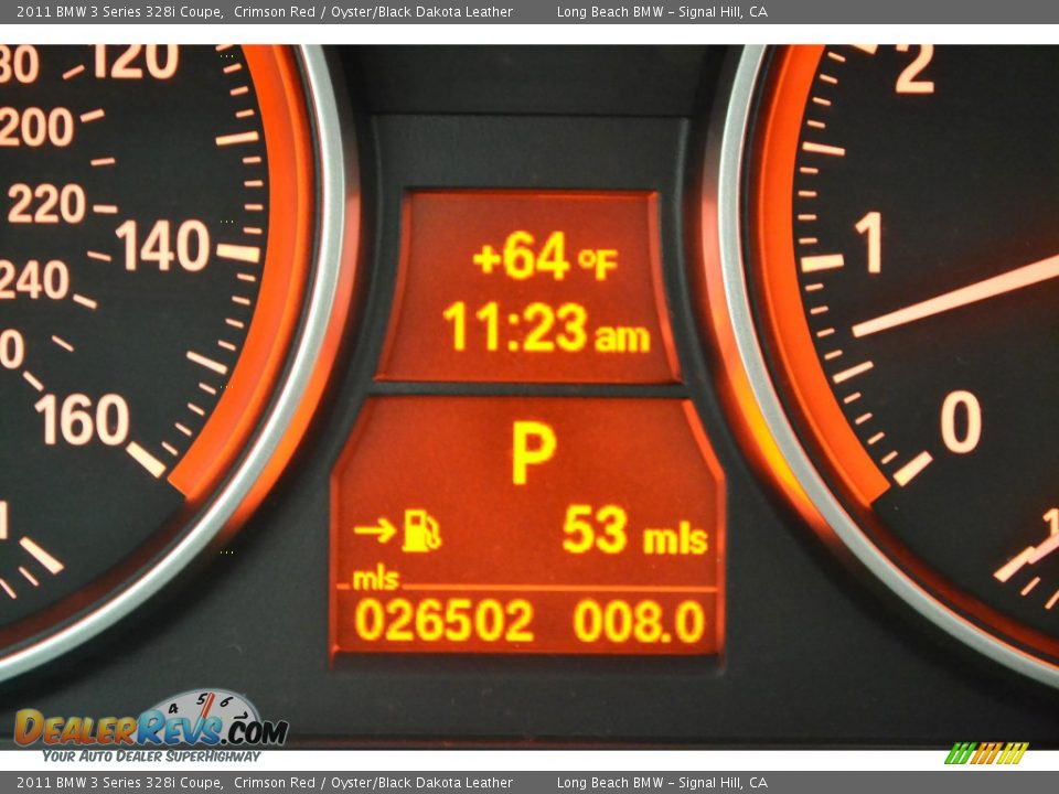 2011 BMW 3 Series 328i Coupe Crimson Red / Oyster/Black Dakota Leather Photo #20