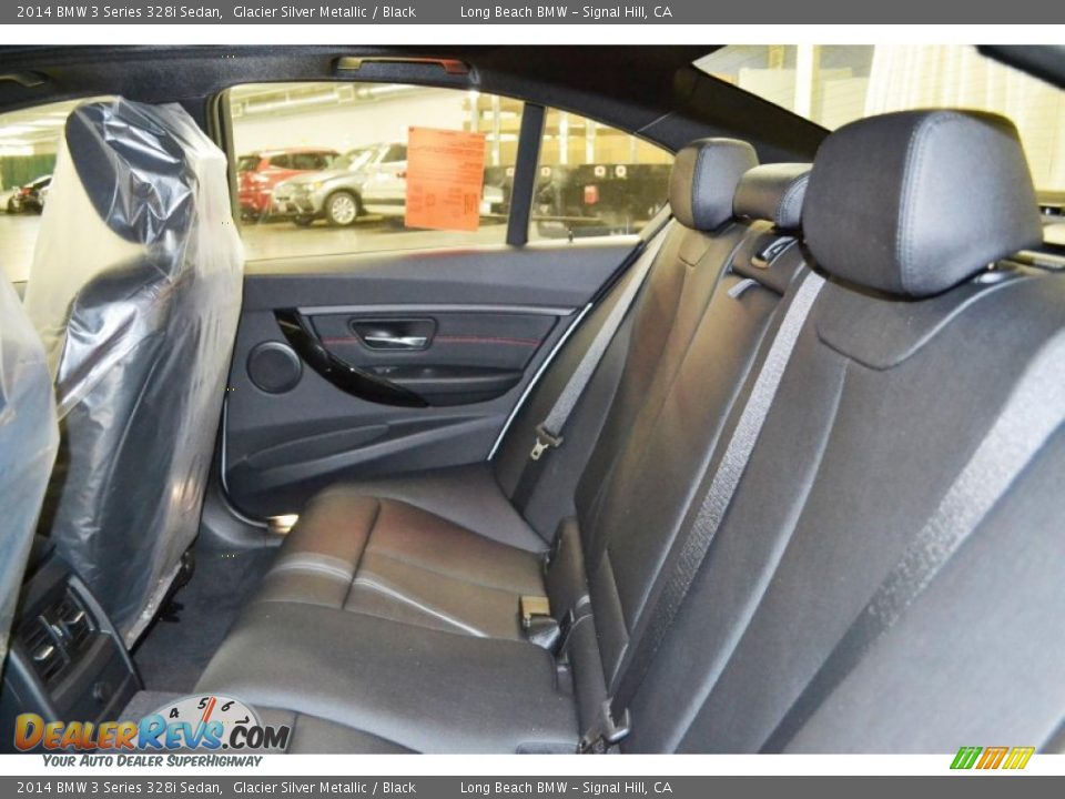 Rear Seat of 2014 BMW 3 Series 328i Sedan Photo #7