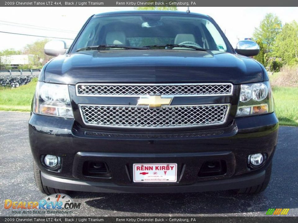 2009 Chevrolet Tahoe LTZ 4x4 Black / Light Titanium Photo #6