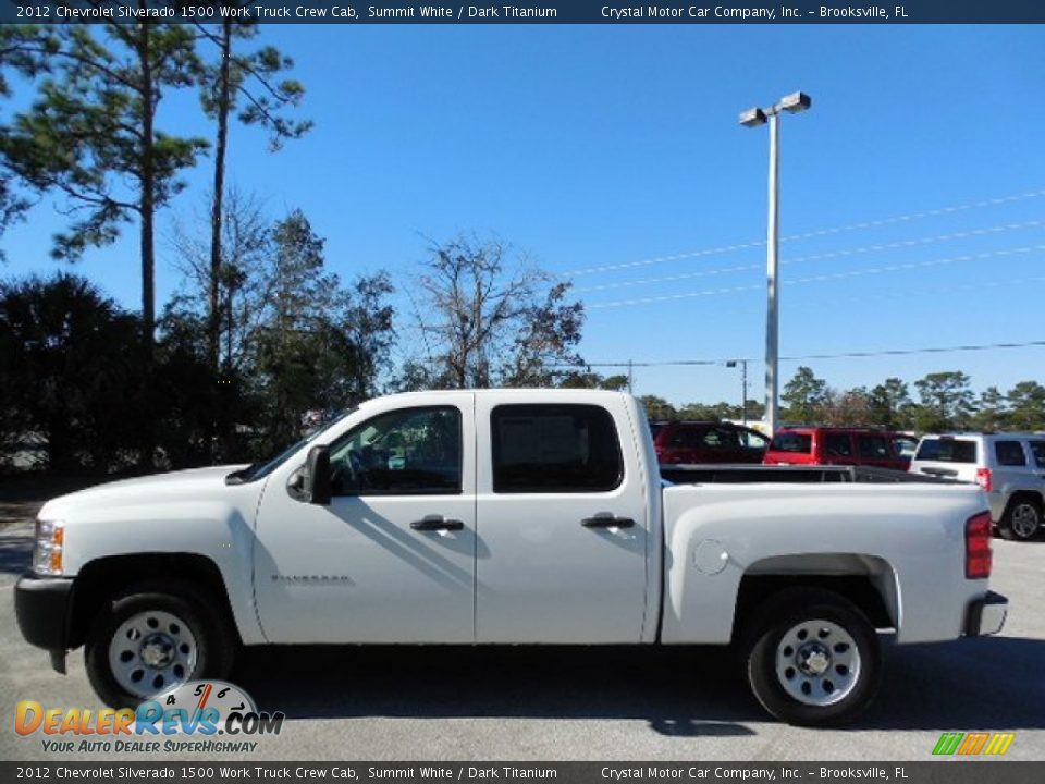Summit White 2012 Chevrolet Silverado 1500 Work Truck Crew Cab Photo #2