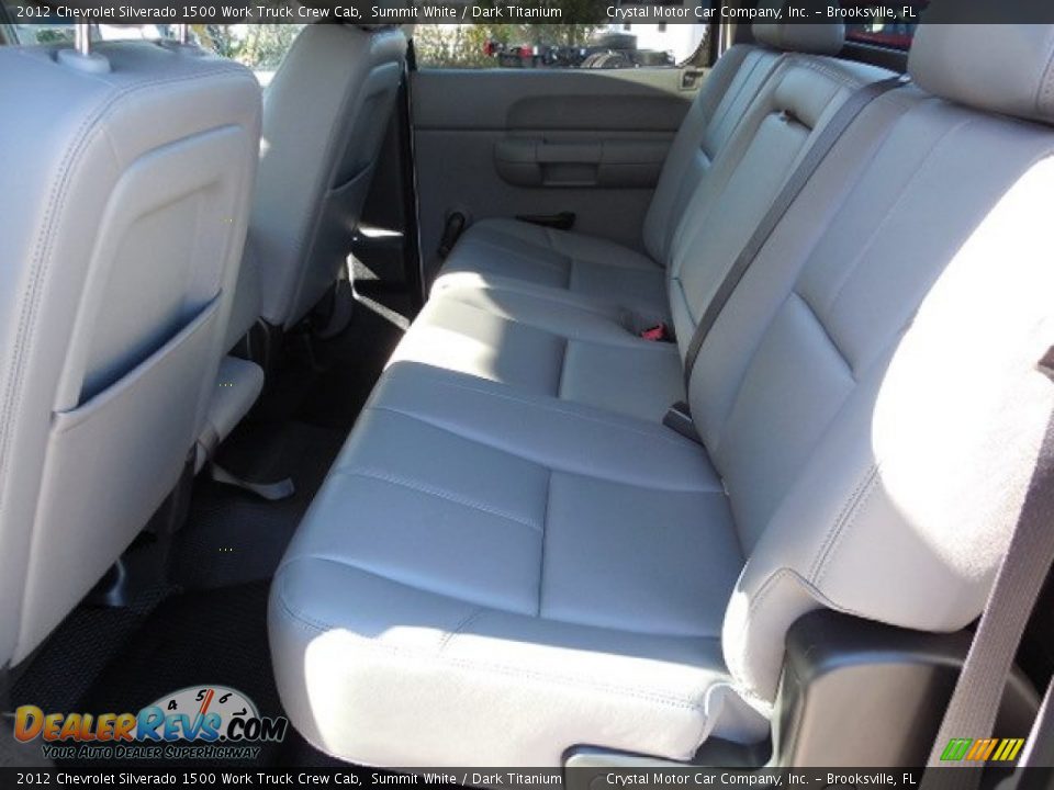 2012 Chevrolet Silverado 1500 Work Truck Crew Cab Summit White / Dark Titanium Photo #5