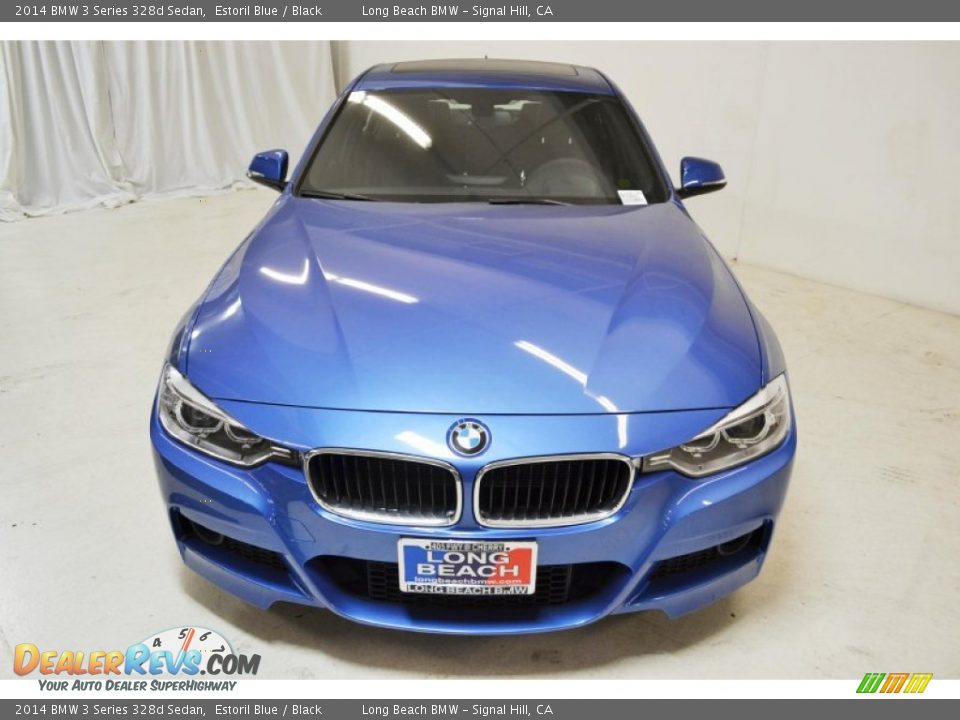 2014 BMW 3 Series 328d Sedan Estoril Blue / Black Photo #4