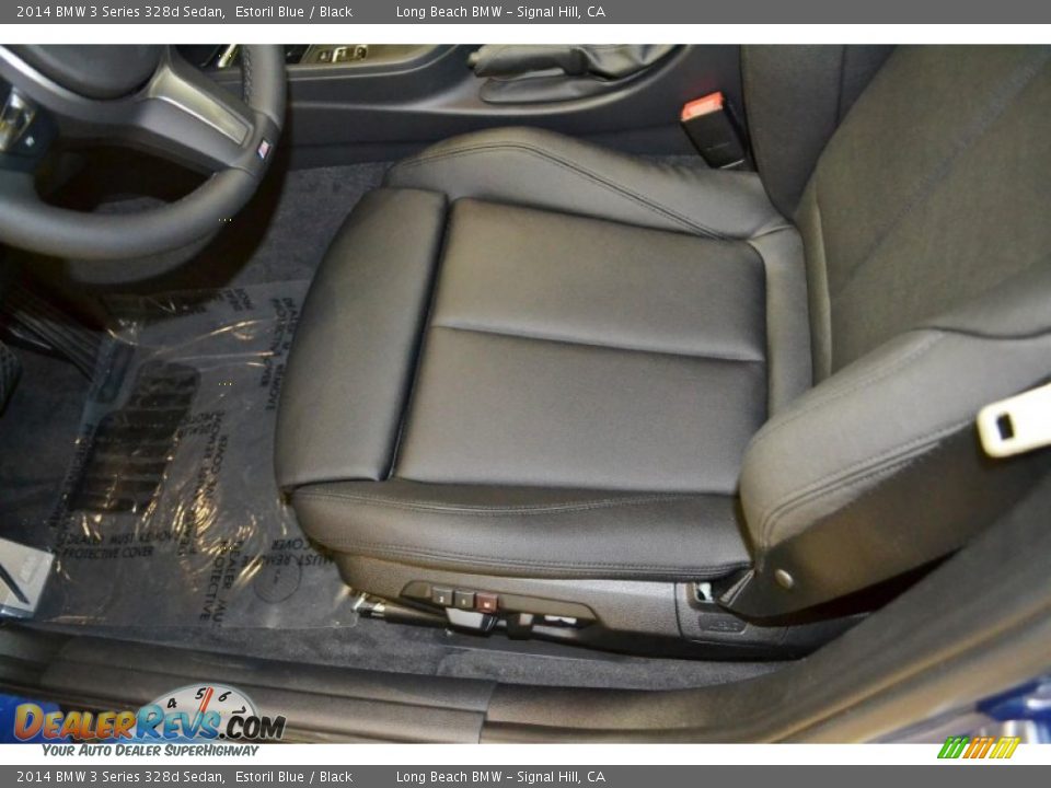 2014 BMW 3 Series 328d Sedan Estoril Blue / Black Photo #7