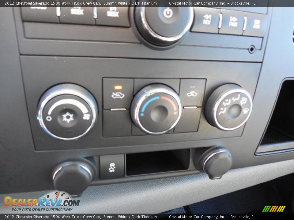 2012 Chevrolet Silverado 1500 Work Truck Crew Cab Summit White / Dark Titanium Photo #20