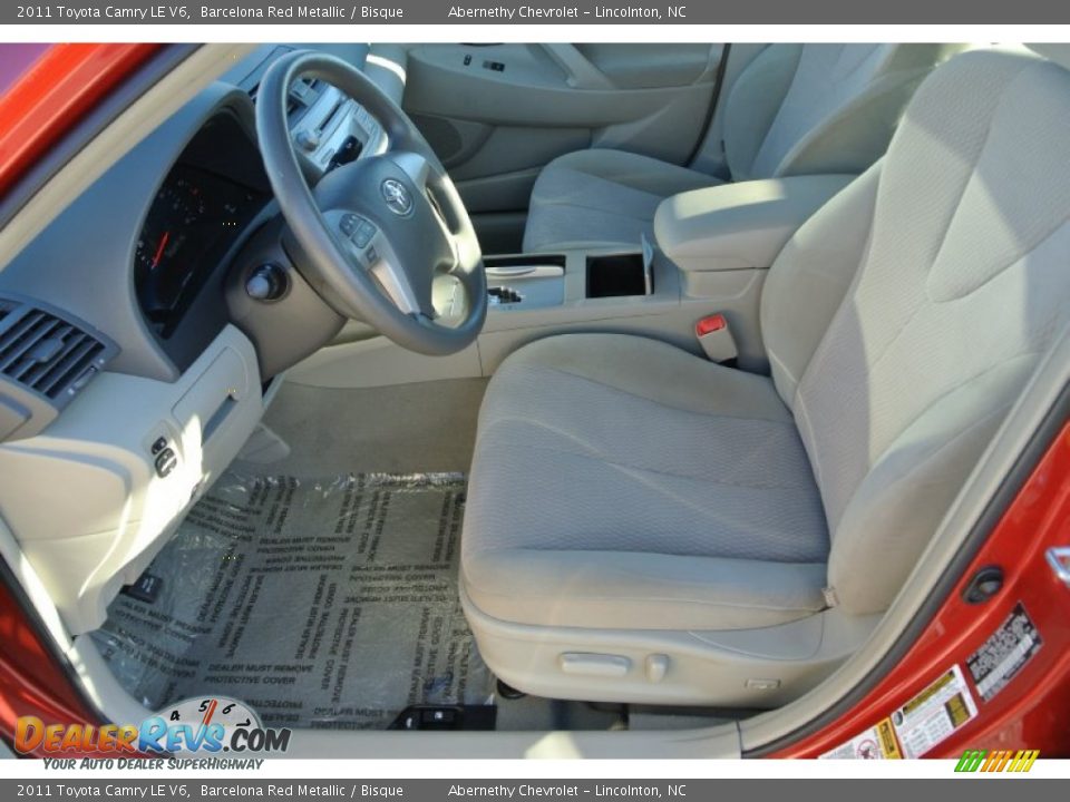 2011 Toyota Camry LE V6 Barcelona Red Metallic / Bisque Photo #8