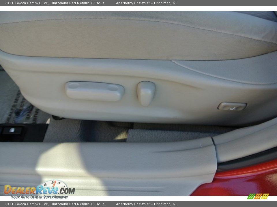 2011 Toyota Camry LE V6 Barcelona Red Metallic / Bisque Photo #9