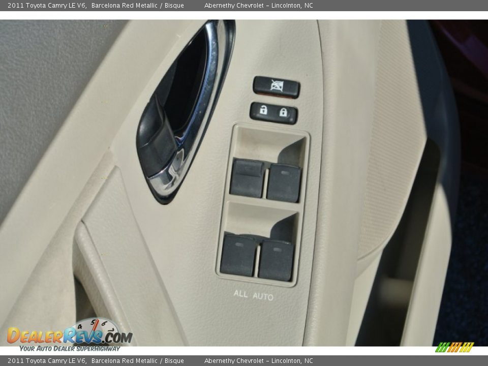 2011 Toyota Camry LE V6 Barcelona Red Metallic / Bisque Photo #11