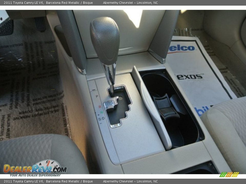 2011 Toyota Camry LE V6 Barcelona Red Metallic / Bisque Photo #12