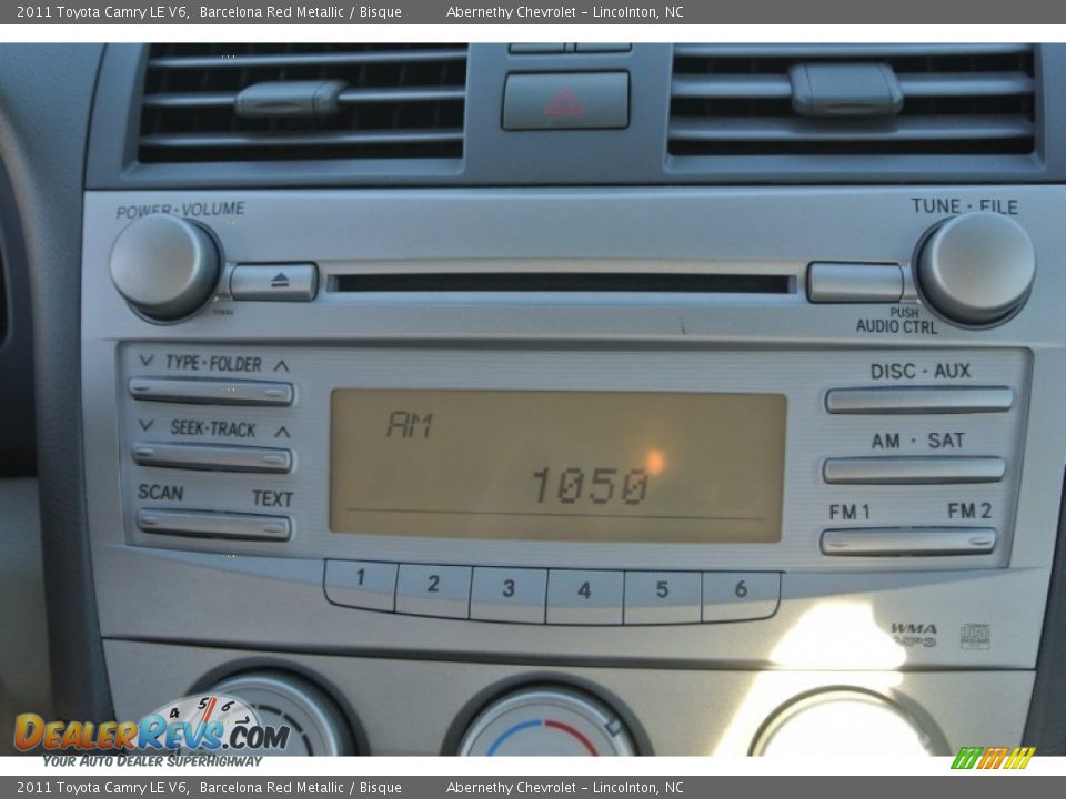2011 Toyota Camry LE V6 Barcelona Red Metallic / Bisque Photo #14