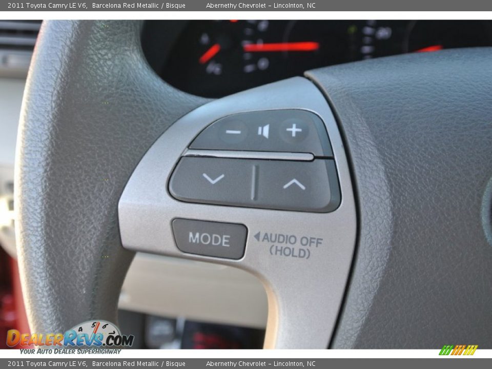 2011 Toyota Camry LE V6 Barcelona Red Metallic / Bisque Photo #15