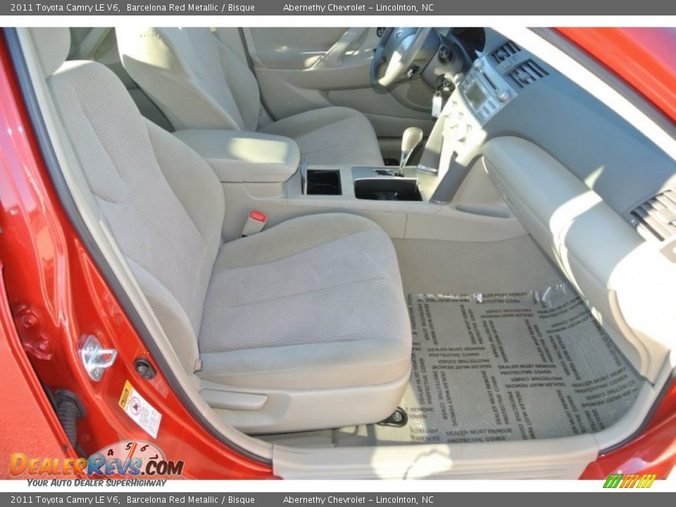 2011 Toyota Camry LE V6 Barcelona Red Metallic / Bisque Photo #19
