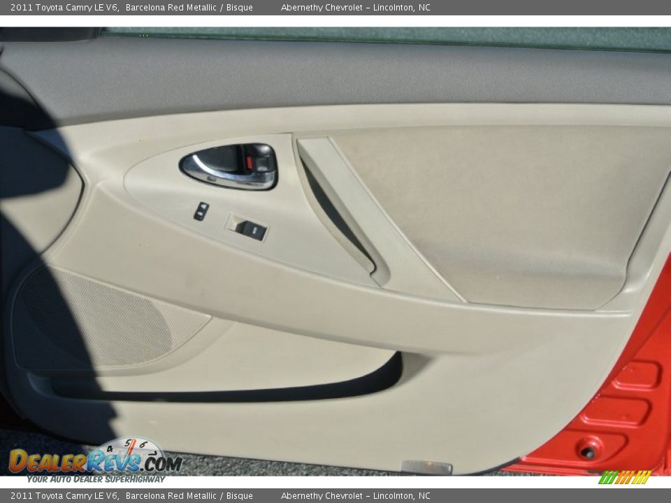 2011 Toyota Camry LE V6 Barcelona Red Metallic / Bisque Photo #21