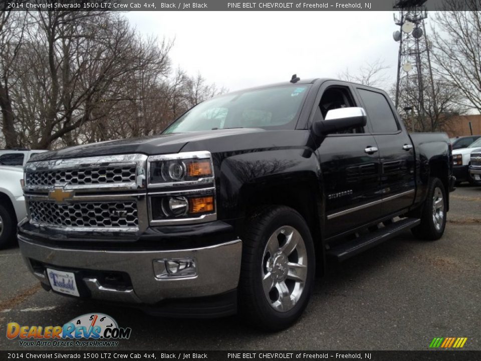 2014 Chevrolet Silverado 1500 LTZ Crew Cab 4x4 Black / Jet Black Photo #1