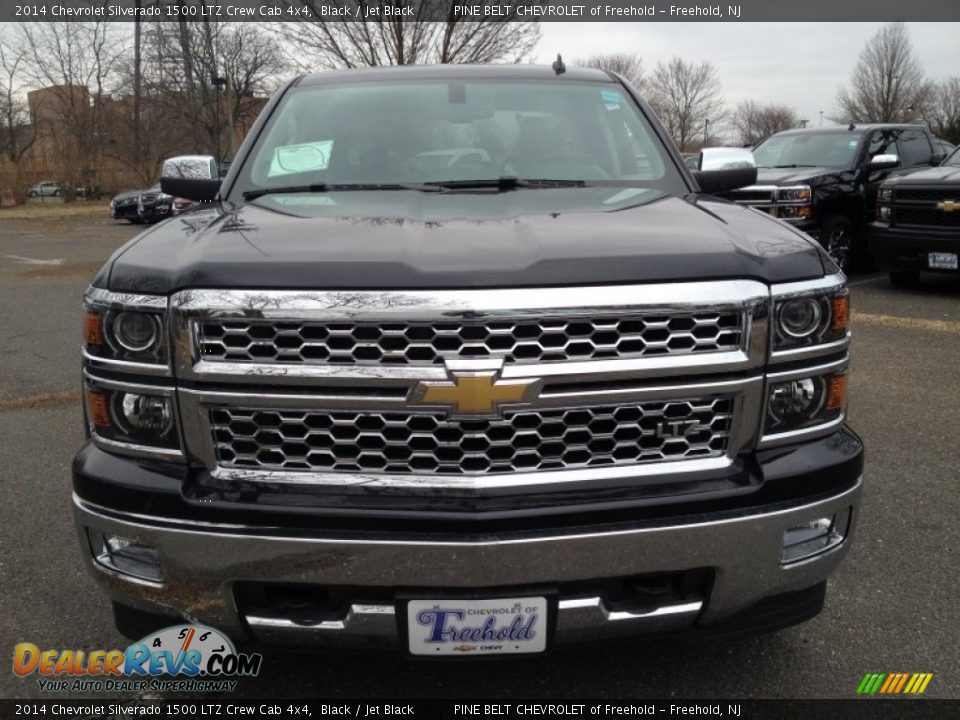 2014 Chevrolet Silverado 1500 LTZ Crew Cab 4x4 Black / Jet Black Photo #2