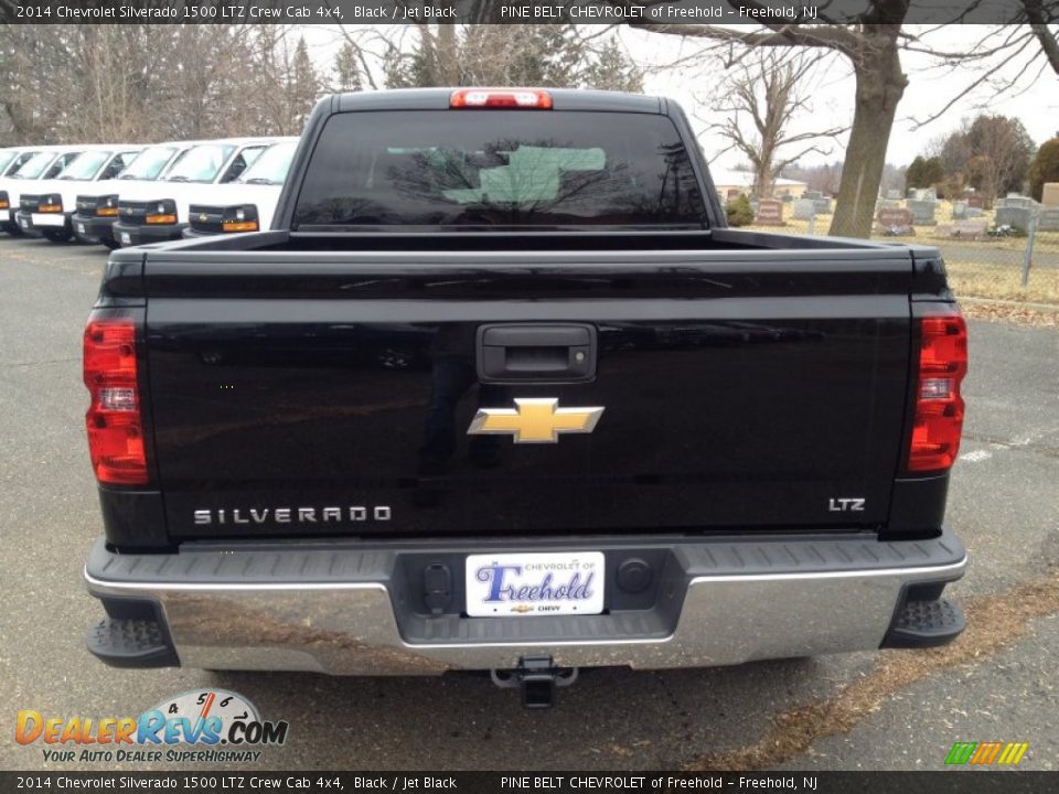 2014 Chevrolet Silverado 1500 LTZ Crew Cab 4x4 Black / Jet Black Photo #5