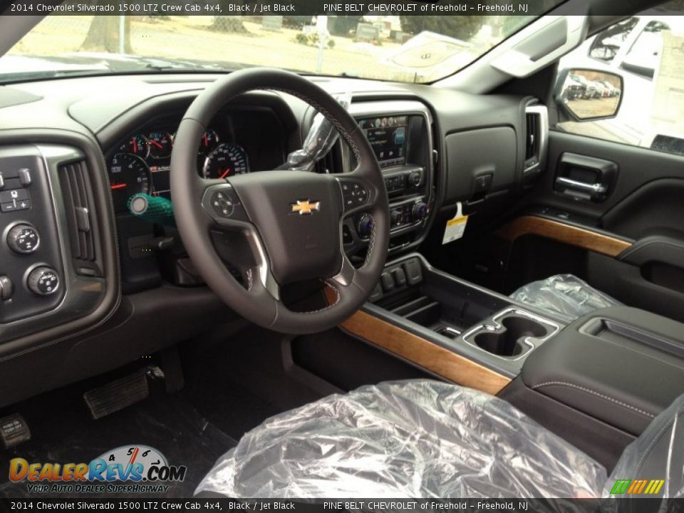 2014 Chevrolet Silverado 1500 LTZ Crew Cab 4x4 Black / Jet Black Photo #8