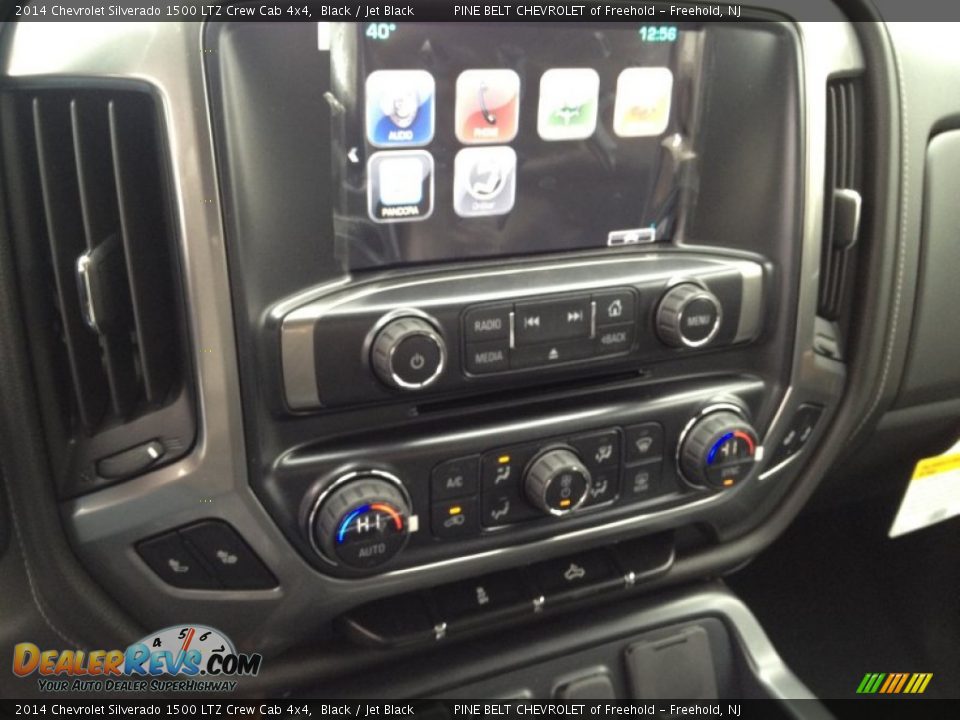 2014 Chevrolet Silverado 1500 LTZ Crew Cab 4x4 Black / Jet Black Photo #10