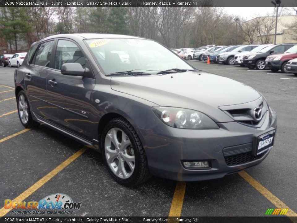 2008 Mazda MAZDA3 s Touring Hatchback Galaxy Gray Mica / Black Photo #3