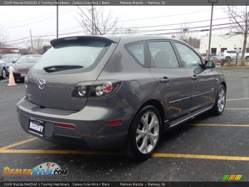 2008 Mazda MAZDA3 s Touring Hatchback Galaxy Gray Mica / Black Photo #5