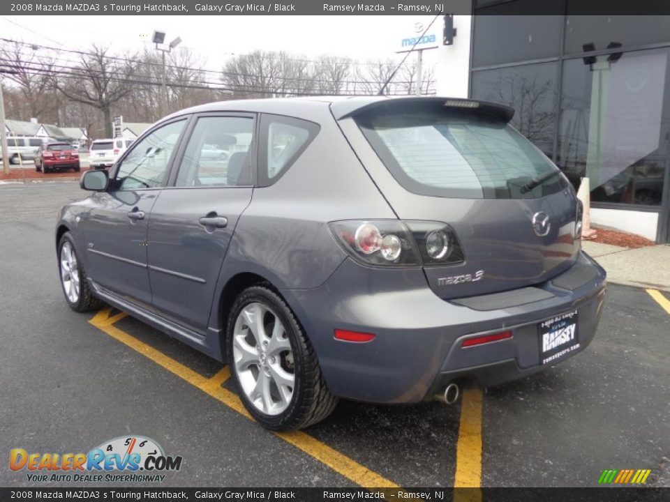 2008 Mazda MAZDA3 s Touring Hatchback Galaxy Gray Mica / Black Photo #7