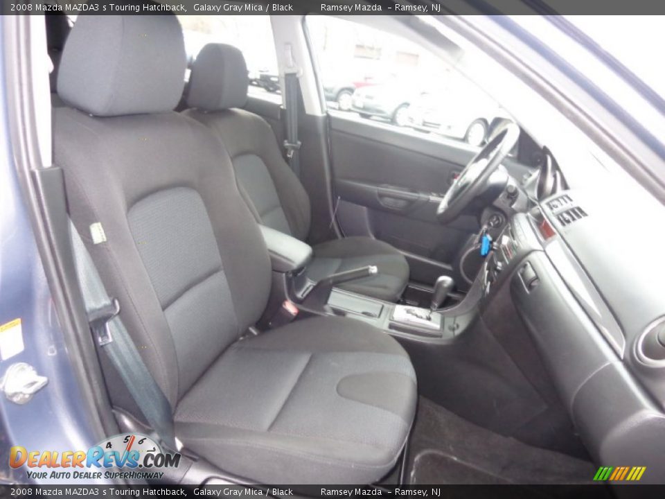 2008 Mazda MAZDA3 s Touring Hatchback Galaxy Gray Mica / Black Photo #11