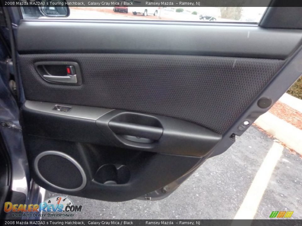 2008 Mazda MAZDA3 s Touring Hatchback Galaxy Gray Mica / Black Photo #12