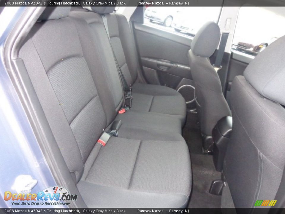 2008 Mazda MAZDA3 s Touring Hatchback Galaxy Gray Mica / Black Photo #13