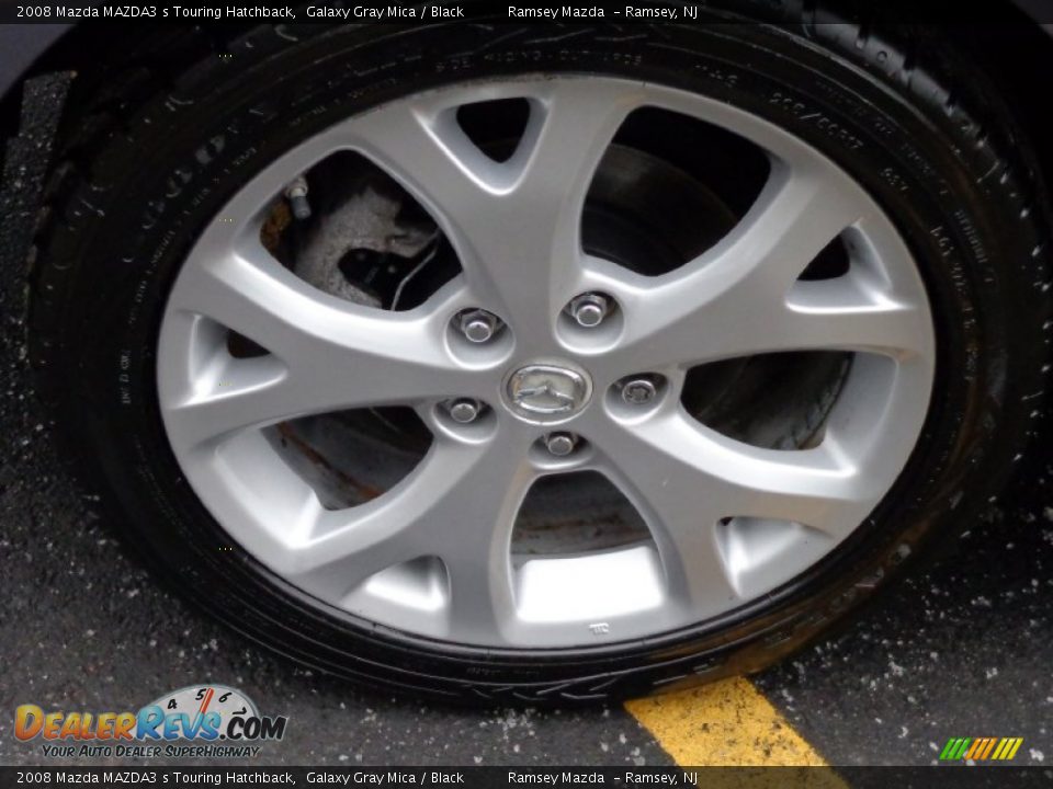 2008 Mazda MAZDA3 s Touring Hatchback Galaxy Gray Mica / Black Photo #34