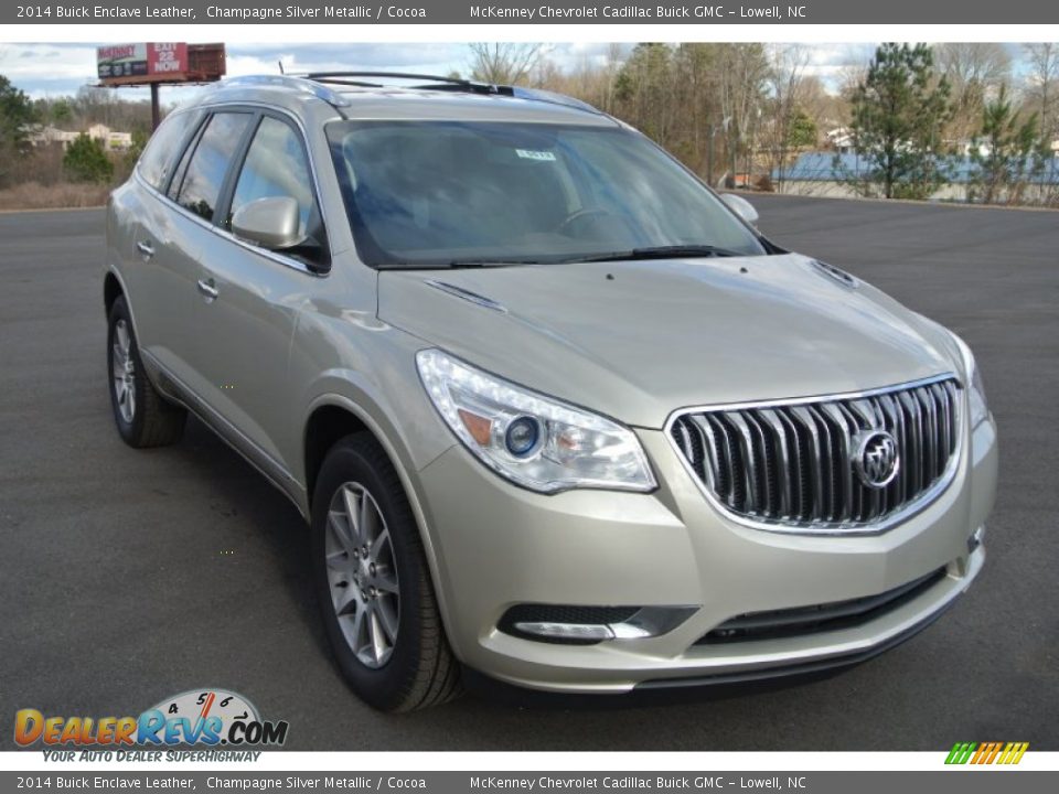 2014 Buick Enclave Leather Champagne Silver Metallic / Cocoa Photo #1