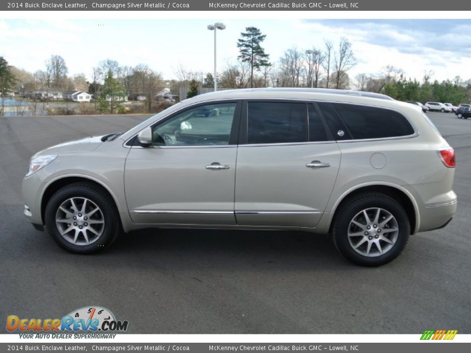 2014 Buick Enclave Leather Champagne Silver Metallic / Cocoa Photo #3