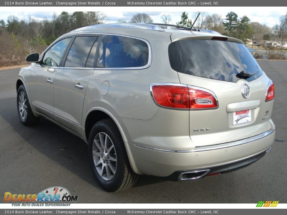 2014 Buick Enclave Leather Champagne Silver Metallic / Cocoa Photo #4