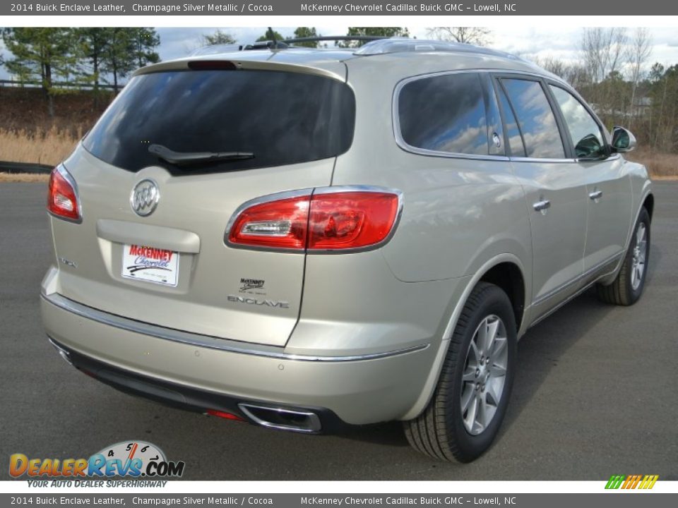 2014 Buick Enclave Leather Champagne Silver Metallic / Cocoa Photo #5