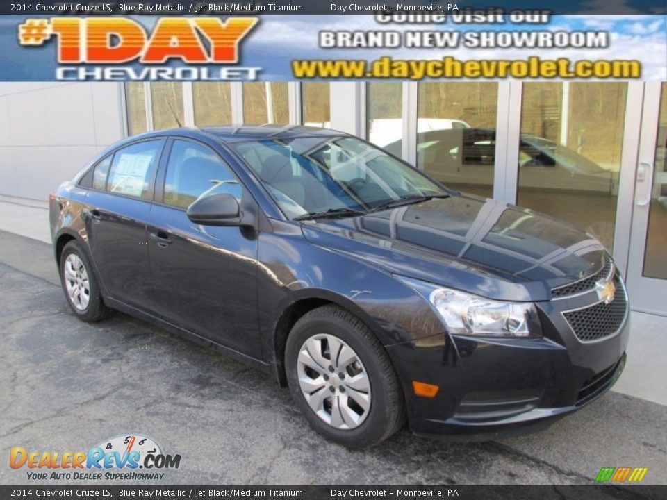 2014 Chevrolet Cruze LS Blue Ray Metallic / Jet Black/Medium Titanium Photo #1