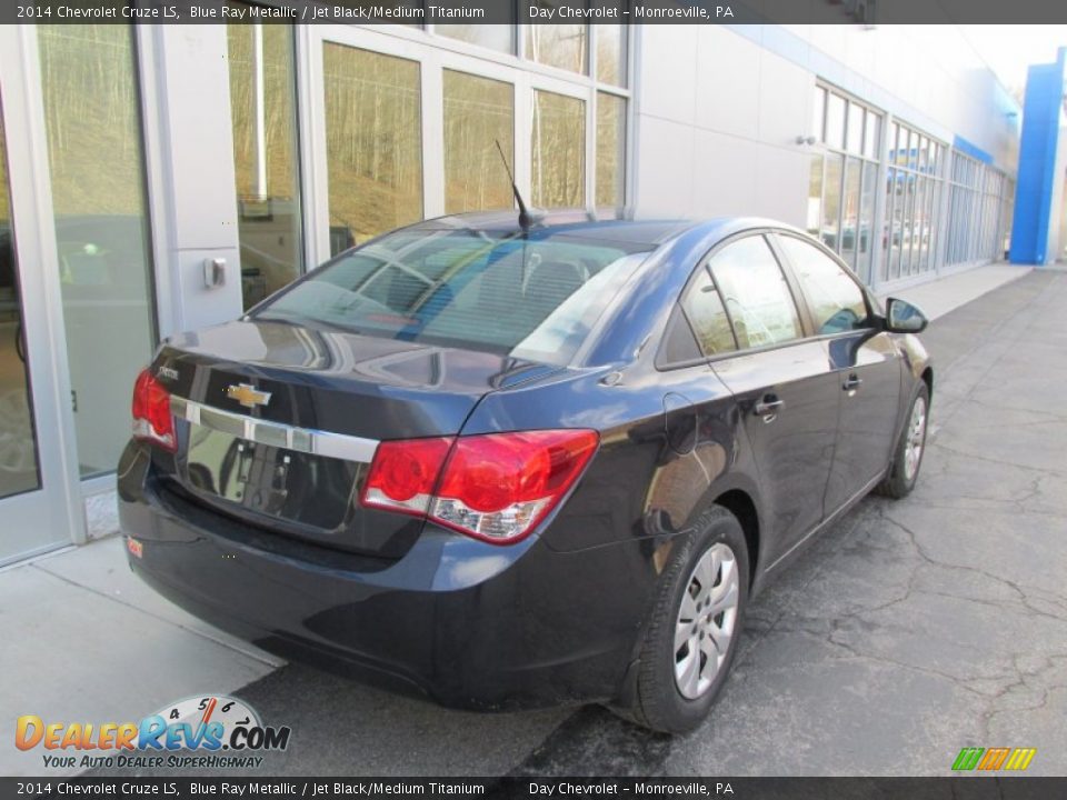 2014 Chevrolet Cruze LS Blue Ray Metallic / Jet Black/Medium Titanium Photo #4