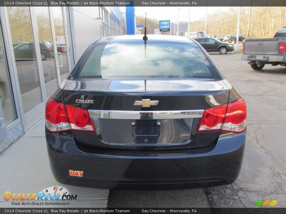 2014 Chevrolet Cruze LS Blue Ray Metallic / Jet Black/Medium Titanium Photo #5