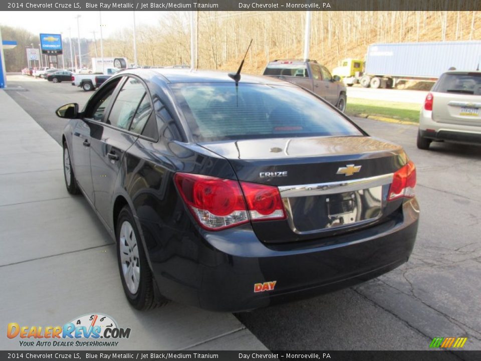 2014 Chevrolet Cruze LS Blue Ray Metallic / Jet Black/Medium Titanium Photo #6